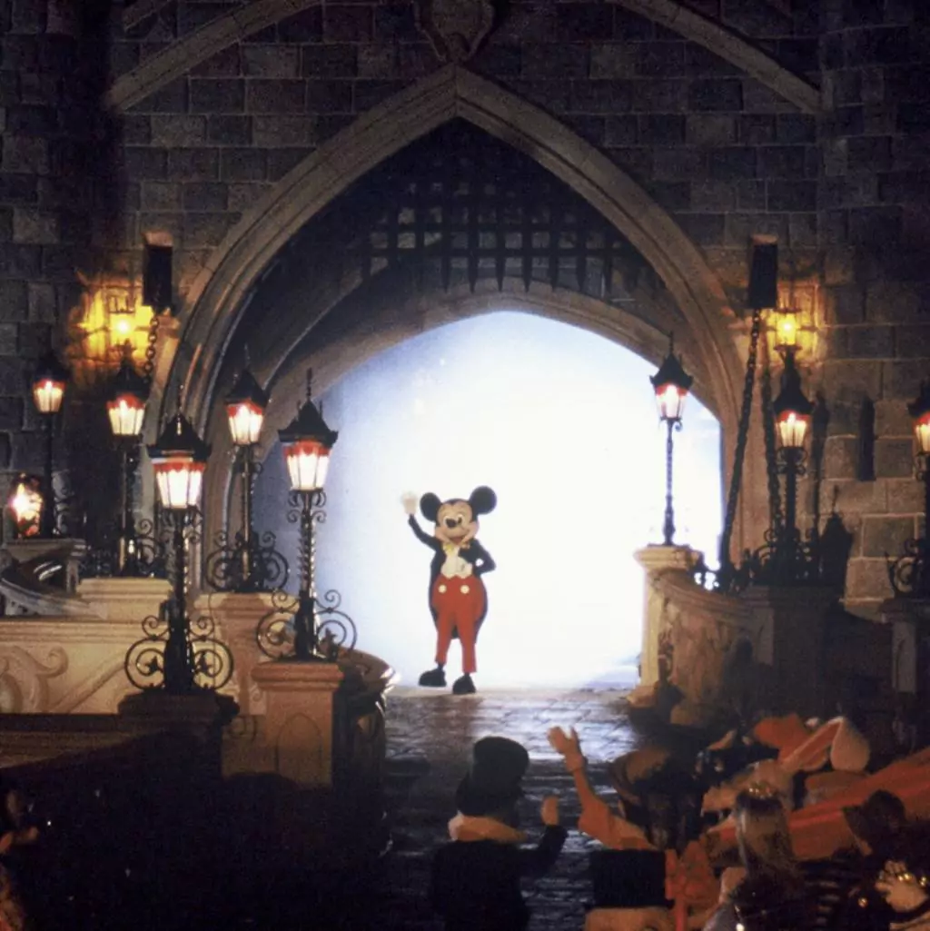 Eröffnung Euro Disneyland durch Mickey Mouse