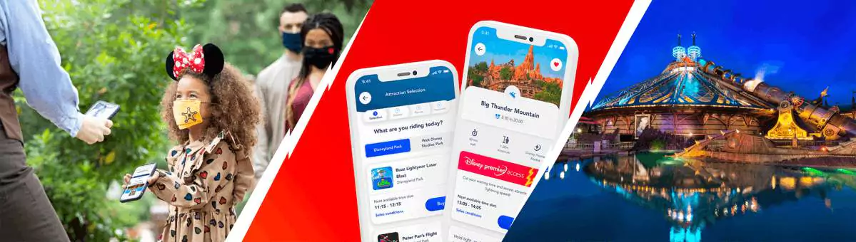Disney Premier Access in der Disneyland Paris App