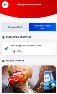 Disney Premier Access Ultimate benutzte Rides