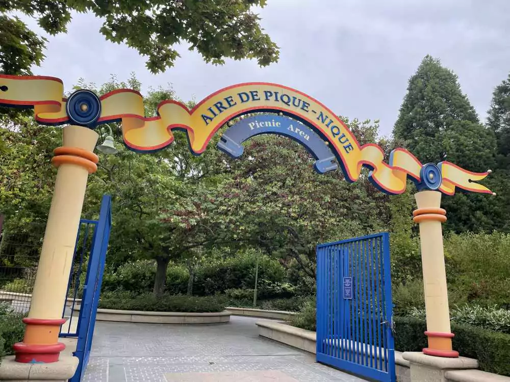 Picknick Area im Disneyland Paris