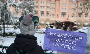 Schneezember bei Center Parcs