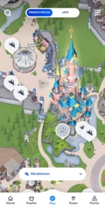 Disneyland App Karte Details