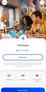 Disneyland Paris App Restaurant Detailinfos