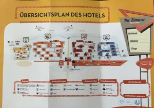 Lageplan Disney Hotel Santa Fe