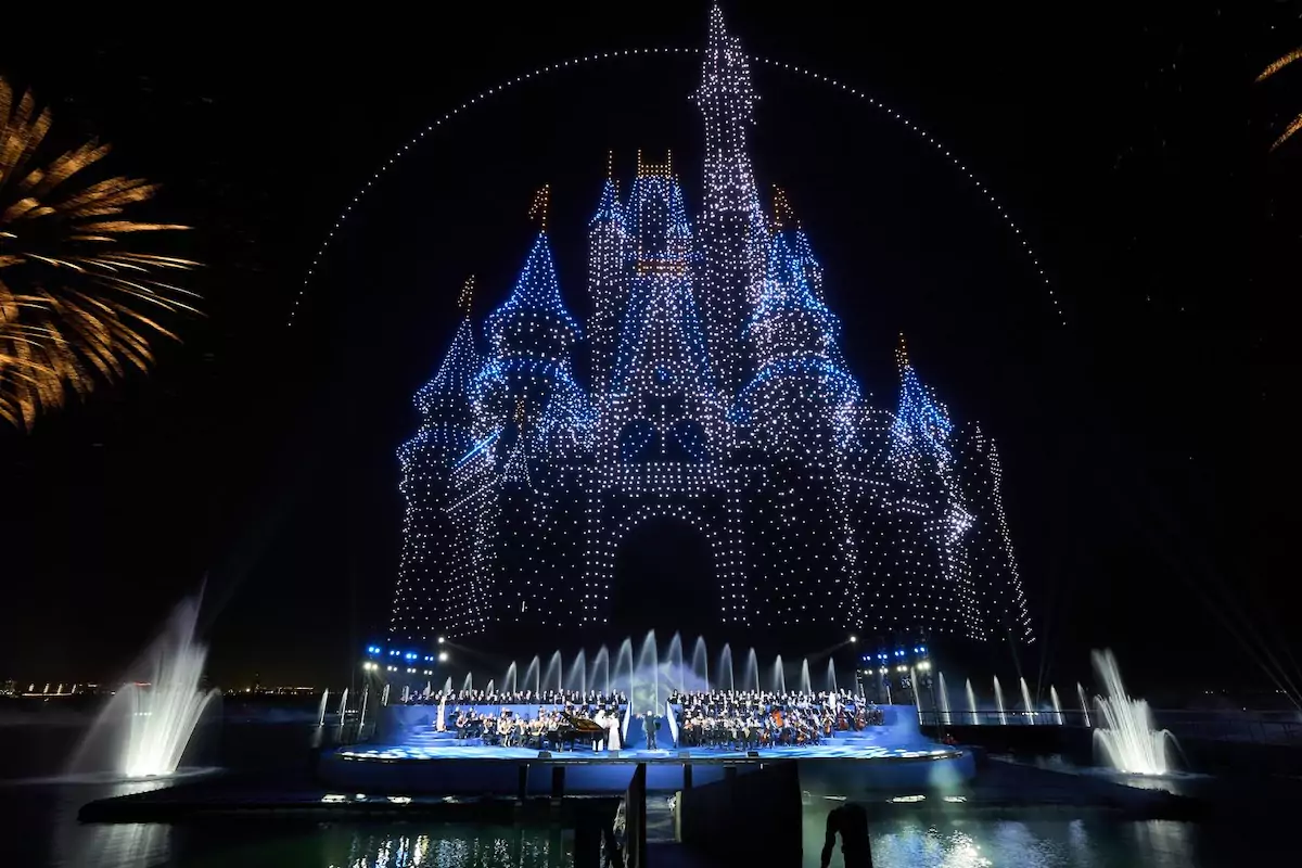 Drohnenshow Disney Abu Dhabi Ankündigung