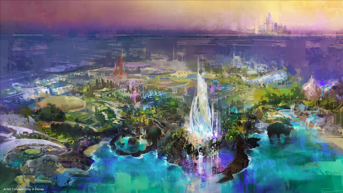 Concept Art Disney Resort Abu Dhabi