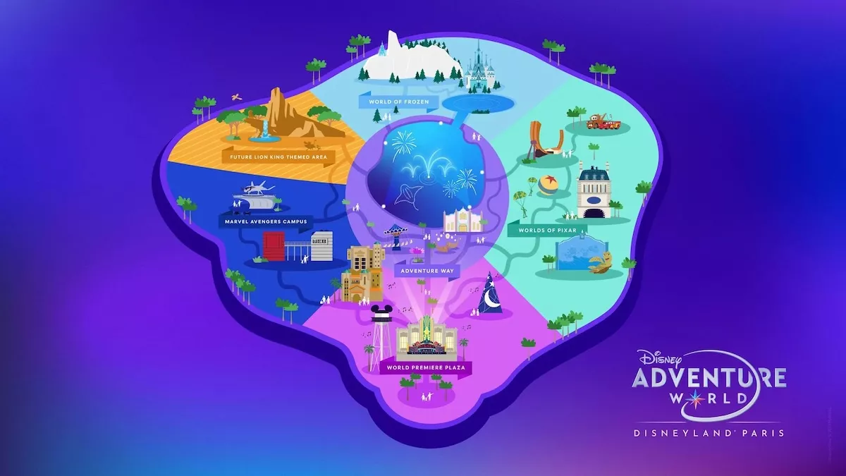 Disney Adventure World Map
