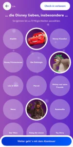 Disneyland App Interview zum Einstieg