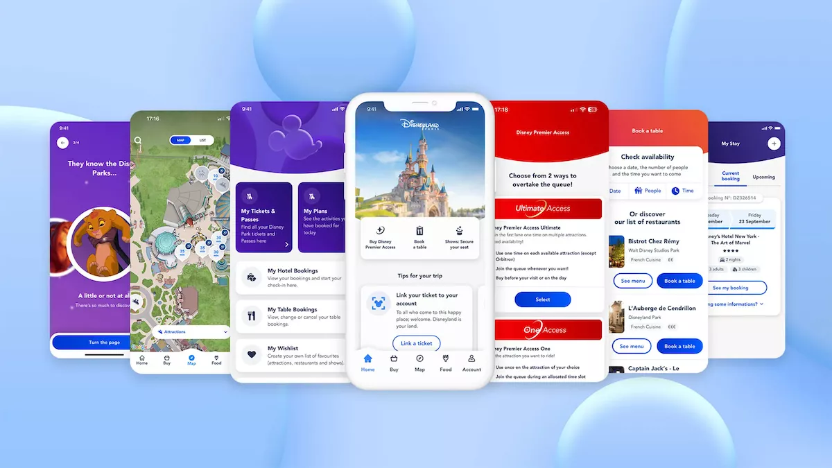 Disneyland Paris App Restaurant Reservierung