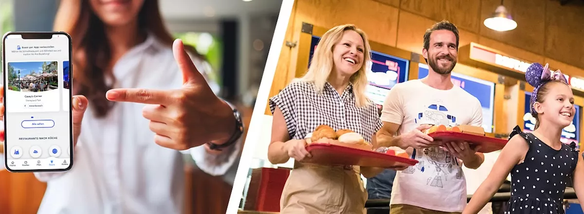 Disneyland Paris App Restaurant Reservierung
