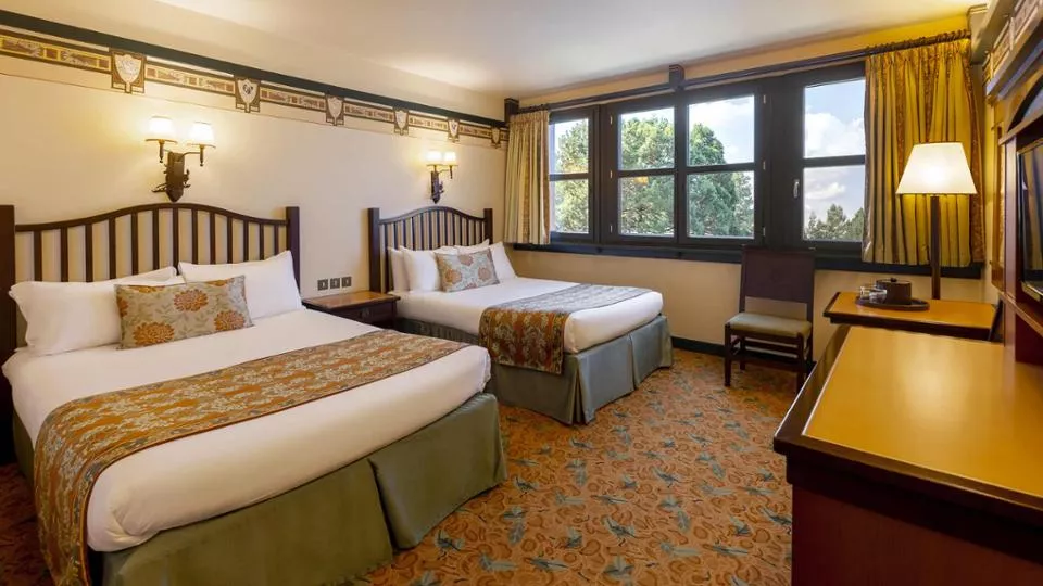 Disney Sequoia Lodge Zimmer vor der Renovierung