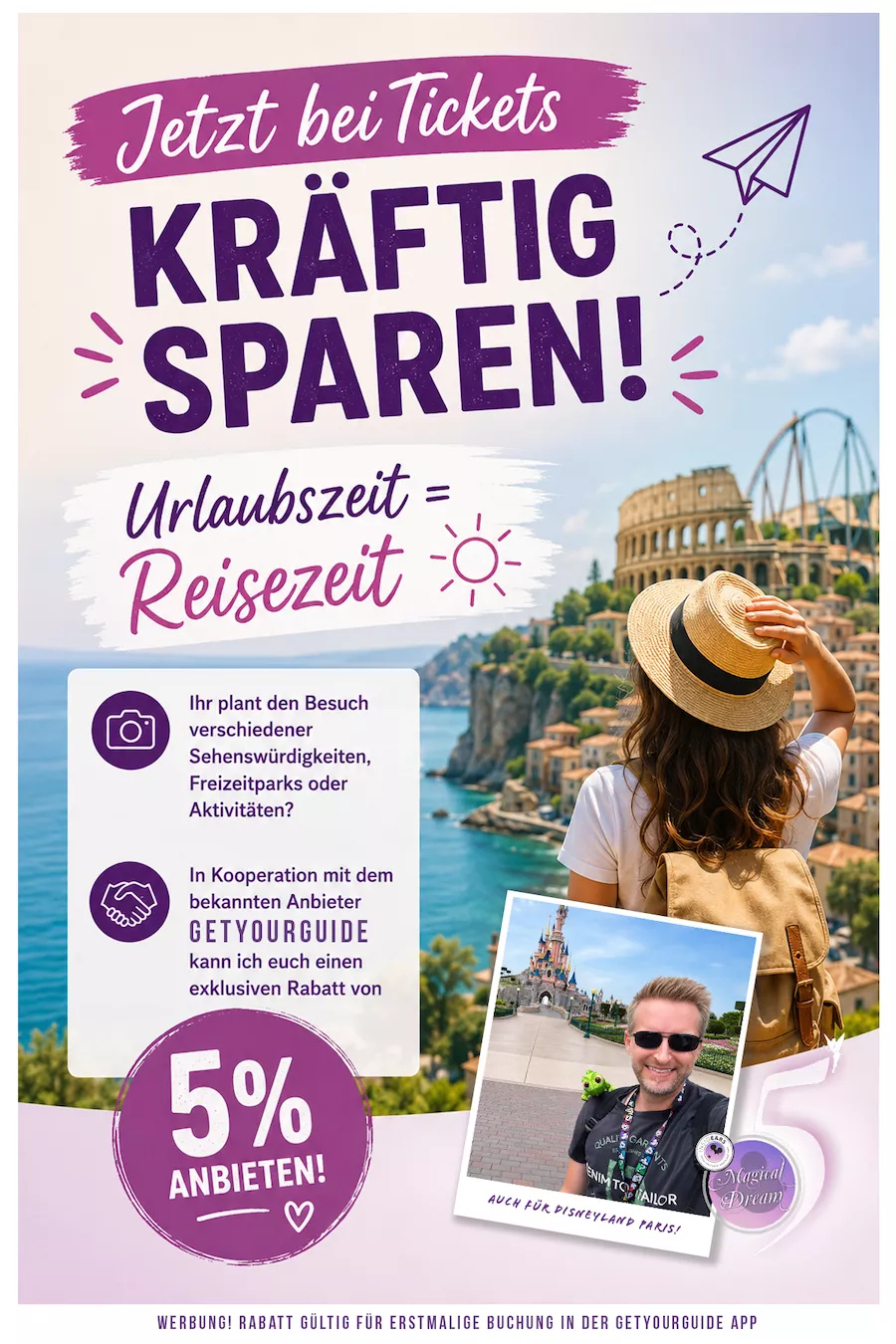 Disneyland Paris Tickets Gutschein